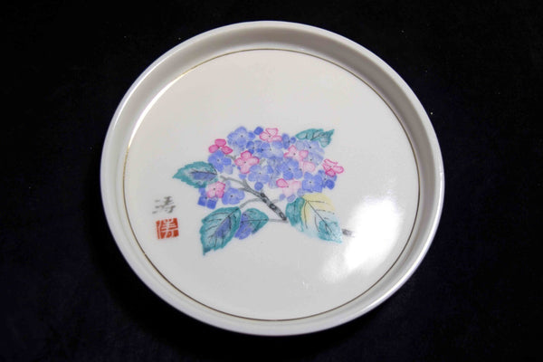 Japanese Mino Ware Maehata Toki 'Kozangama' Plate 5pcs Set