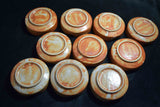 Japanese  Shino (Mino) Ware BENISHINO Ceramic Kobachi Bowl 10pcs Set Vtg. 130