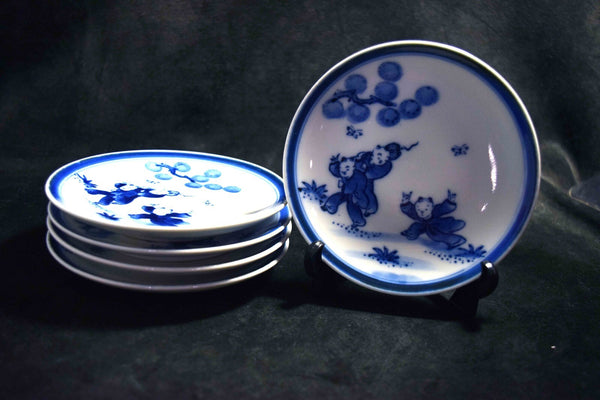 Japanese Imari Ware Nabeshima Sehyo Kozara Plate 5pcs Set 136
