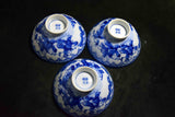 Japanese Imari Ware Nabeshima Sehyo Chawan Rice Bowl 3pcs Set 137