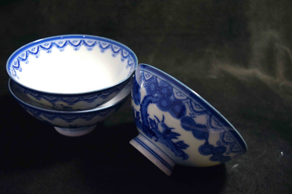 Japanese Imari Ware Nabeshima Sehyo Chawan Rice Bowl 3pcs Set 137