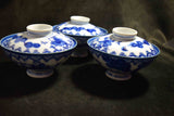 Japanese Imari Ware Nabeshima Sehyo Chawan Rice Bowl with Lid 3pcs Set 138