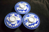 Japanese Imari Ware Nabeshima Sehyo Chawan Rice Bowl with Lid 3pcs Set 138