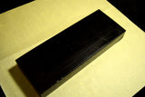 Japanese Natural Whetstone Tsushima Black 30'Size+ 1100g Nagasaki Pref.