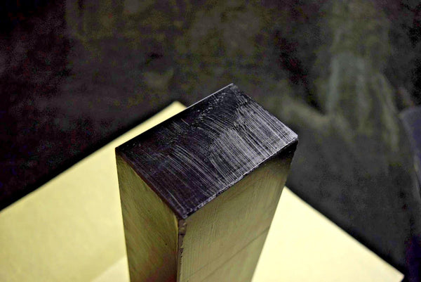 Japanese Natural Whetstone Tsushima Black 30'Size+ *Chunk* 2291g Nagasaki Pref.