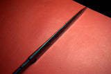 Japanese Chef Knife Mazaki Naoki White 2 Kuro Nashiji Bullnose Gyuto 180mm