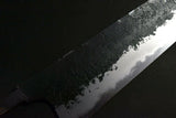 Japanese Chef Knife Mazaki Naoki White 2 Black Nashiji Kiritsuke Gyuto 180-240mm