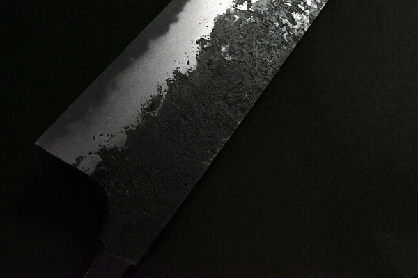 Japanese Chef Knife Mazaki Naoki White 2 Black Nashiji Kiritsuke Gyuto 180-240mm
