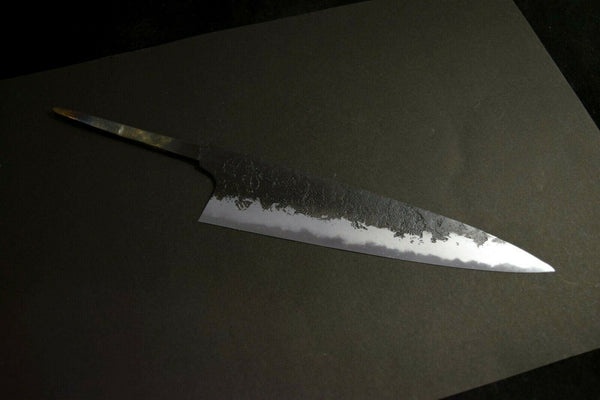 Japanese Chef Knife Mazaki Naoki White 2 Black Nashiji Gyuto 180-240mm Japan