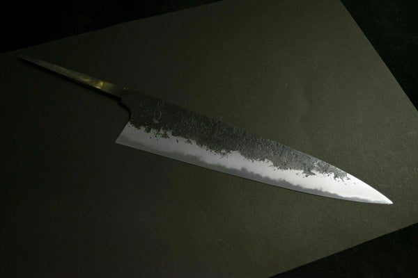 Japanese Chef Knife Mazaki Naoki White 2 Black Nashiji Gyuto 180-240mm Japan