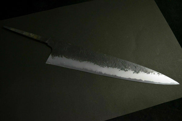 Japanese Chef Knife Mazaki Naoki White 2 Black Nashiji Gyuto 180-240mm Japan