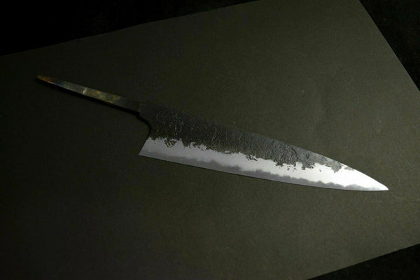 Japanese Chef Knife Mazaki Naoki White 2 Black Nashiji Gyuto 180-240mm Japan