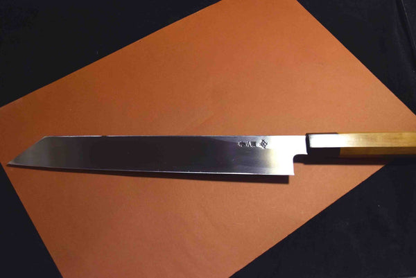 Japanese Chef Knife Itsuo Doi Blue 2 Black Kensaki Yanagiba 270mm Japan F/S