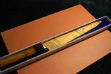 Japanese Chef Knife Itsuo Doi White 3 Migaki Yanagiba 240mm Japan *F/S*