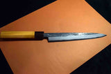 Japanese Chef Knife Itsuo Doi White 3 Black  Tsuchime Yanagiba 210mm Japan *F/S*