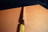 Japanese Chef Knife Itsuo Doi White 3 Black  Tsuchime Yanagiba 210mm Japan *F/S*