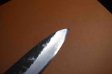 Japanese Chef Knives Itsuo Doi Blue 2 Black Tsuchime Funayuki 170mm-190mm