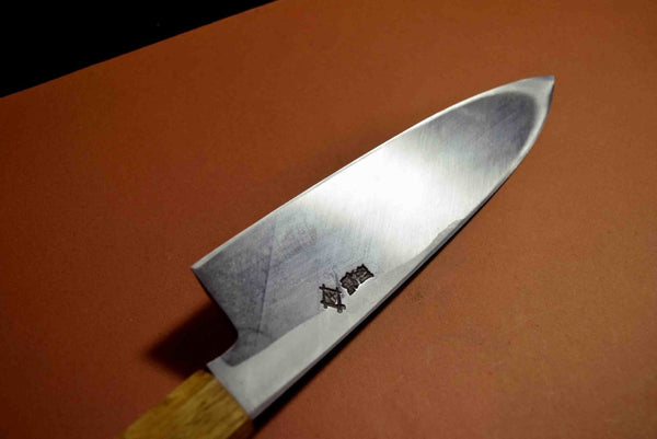 Japanese Chef Knives Itsuo Doi Blue 2 Black Tsuchime Funayuki 170mm-190mm
