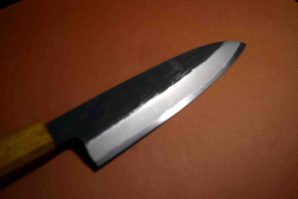 Japanese Chef Knives Itsuo Doi Blue 2 Black Tsuchime Funayuki 170mm-190mm