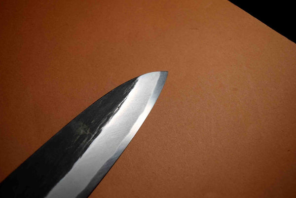 Japanese Chef Knives Itsuo Doi Blue 2 Black Tsuchime Funayuki 170mm-190mm