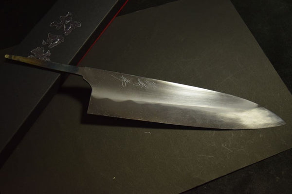Japanese Chef Knife Mazaki Naoki Blue 1 Water Quenched Honyaki Gyuto 240mm Japan