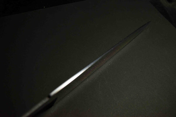 Japanese Chef Knife Yoshikazu Ikeda Blue2 Honyaki Tall Gyuto 240mm Mirror Blade