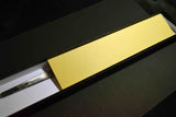 Japanese Chef Knife Yoshikazu Ikeda Blue2 Honyaki Tall Gyuto 240mm Mirror Blade