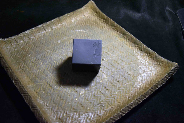 Japanese Natural Whetstone Tsushima Black Nagura 304g from Nagasaki Pref. *F/S*