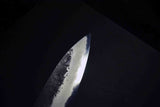 Japanese Chef Knife Mazaki Naoki White 2 Kuro Nashiji Gyuto 240mm w/ Handle