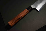 Japanese Chef Knife Mazaki Naoki White 2 Kuro Nashiji Gyuto 240mm w/ Handle