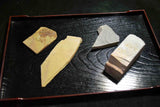 Japanese Natural Whetstone Sword’s Jito ( Narutaki ) & Hato ( Uchigumori) 196g