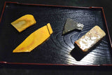 Japanese Natural Whetstone Sword’s Jito ( Narutaki ) & Hato ( Uchigumori) 196g