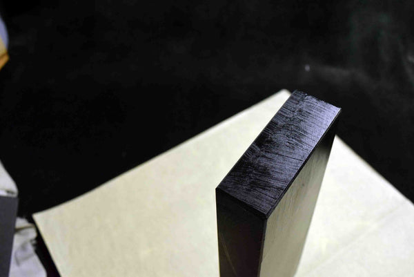 Japanese Natural Whetstone Tsushima Black 30'Size+ 1128g Nagasaki Pref.