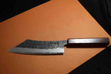 Japanese Chef Knife Itsuo Doi Blue 2 Black Tuchime Hakata 180mm *F/S*