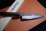 Japanese Chef Knives Itsuo Doi White 3  Black Tsuchime Funayuki 185mm Japan F/S