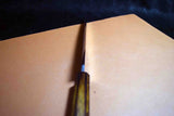 Japanese Chef Knives Itsuo Doi White 3  Black Tsuchime Funayuki 185mm Japan F/S