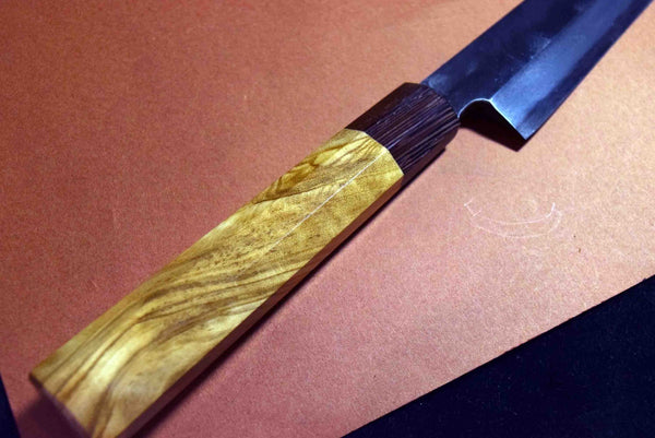 Japanese Chef Knife Itsuo Doi Blue 1 Sakimaru Takohiki Migaki 300mm Japan F/S