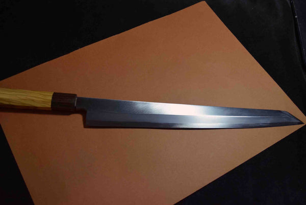 Japanese Chef Knife Itsuo Doi Blue 2 Kensaki Yanagiba Migaki 300mm Japan F/S