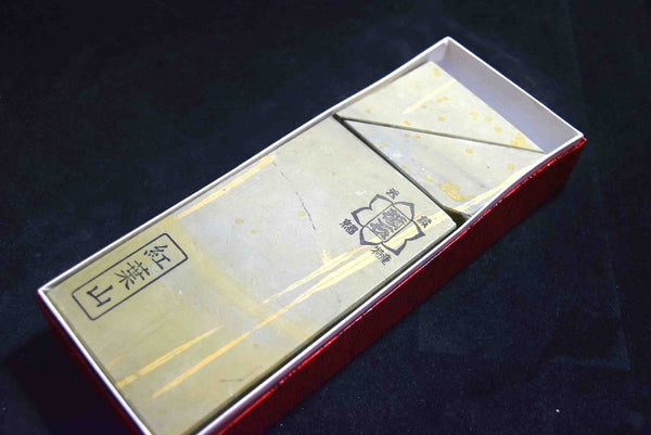 Japanese Natural Whetstone Momijiyama Namito and Same Tomo Nagura Set 805g *F/S*
