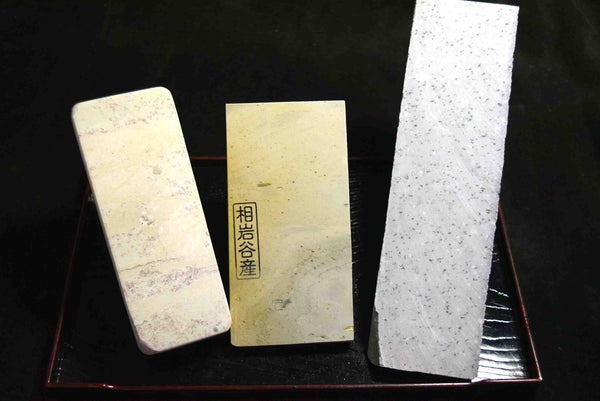 Japanese Natural Whetstone Palm Size stone 3 x Assort 859g for knives F/S TK151