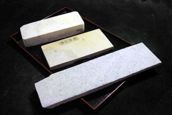 Japanese Natural Whetstone Palm Size stone 3 x Assort 859g for knives F/S TK151