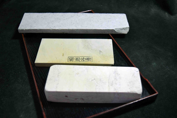 Japanese Natural Whetstone Palm Size stone 3 x Assort 859g for knives F/S TK151