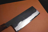 Japanese Chef Knife Doi x Myojin  Blue 2 Black Tall Nakiri 210mm *F/S*
