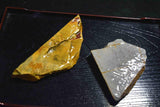 Japanese Natural Whetstone Sword’s Jito ( Narutaki ) & Hato ( Uchigumori) 272g