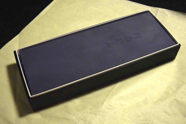 Japanese Natural Whetstone Tsushima Black 30'Size+ 1183g Nagasaki Pref.