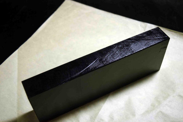 Japanese Natural Whetstone Tsushima Black 30'Size+ 1183g Nagasaki Pref.