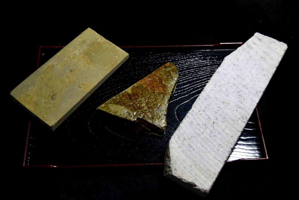 Japanese Natural Whetstone Palm Size stone 3 x Assort 805g for razors F/S TK153