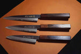 Japanese Chef Knife Ikyu by Itsuo Doi Shirogami 2 Petty 125-150mm *F/S*