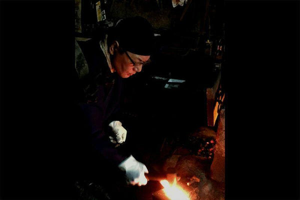 Japanese Chef Knife Ikyu by Itsuo Doi Aogami Blue 2 Wa Petty 180mm Japan *F/S*★