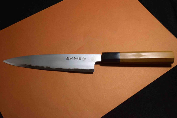 Japanese Chef Knife Ikyu by Itsuo Doi Aogami Blue 2 Wa Petty 180mm Japan *F/S*★